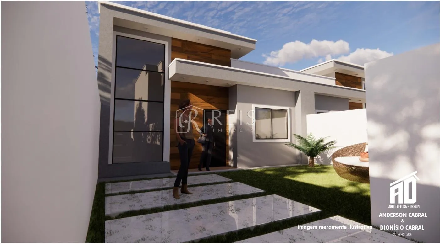 Imagem Casa para Venda em Rio das Ostras, Village Rio das Ostras, 3 dormitórios, 2 suítes, 3 banheiros, 1 vaga