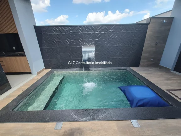 Imagem Casa Com Piscina 3 Suítes Sendo uma com Closet, Condomínio Dona Maria Jos?(C) Indaiatuba SP