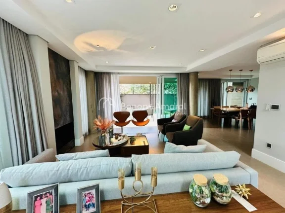 Imagem Casa de alto padrão disponível para venda e locação no condomínio Mont Blanc, em Campinas. Com ...