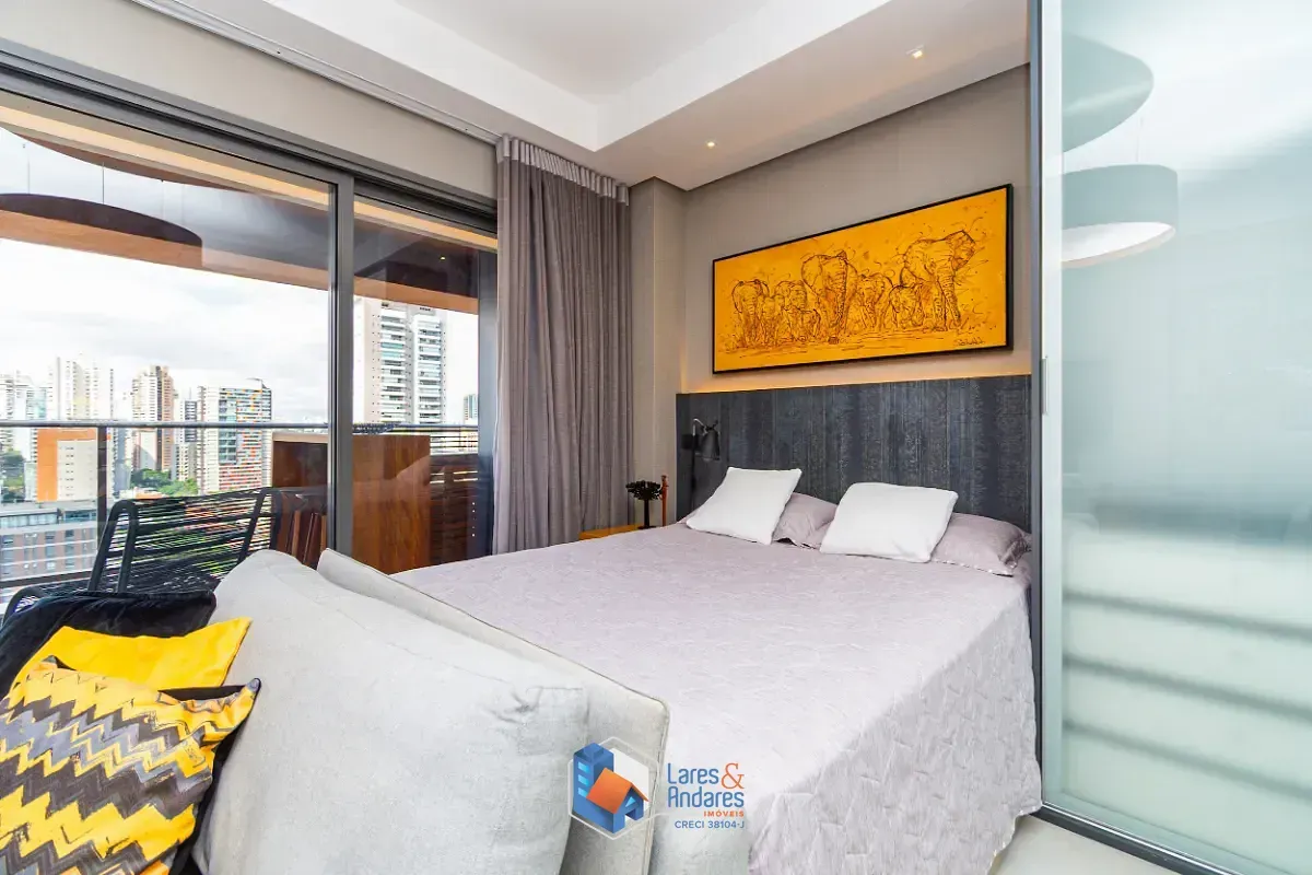 Imagem Apartamento para venda em Brooklin Paulista com 1 quarto, 41m²