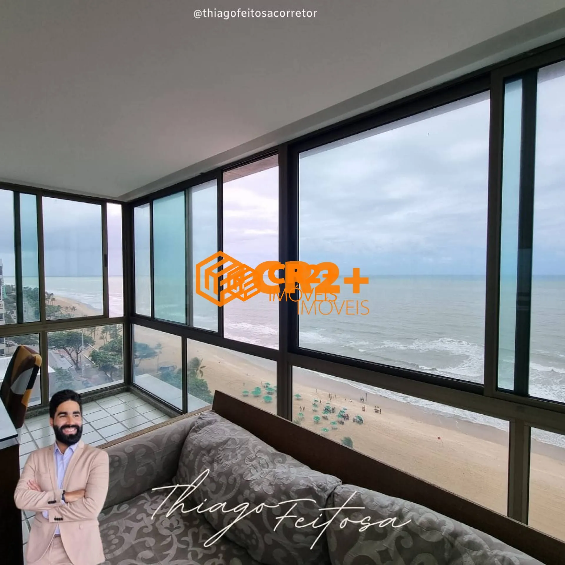 Imagem Apartamento a Venda com 04 quartos 03 suítes na Av Boa Viagem-200m²