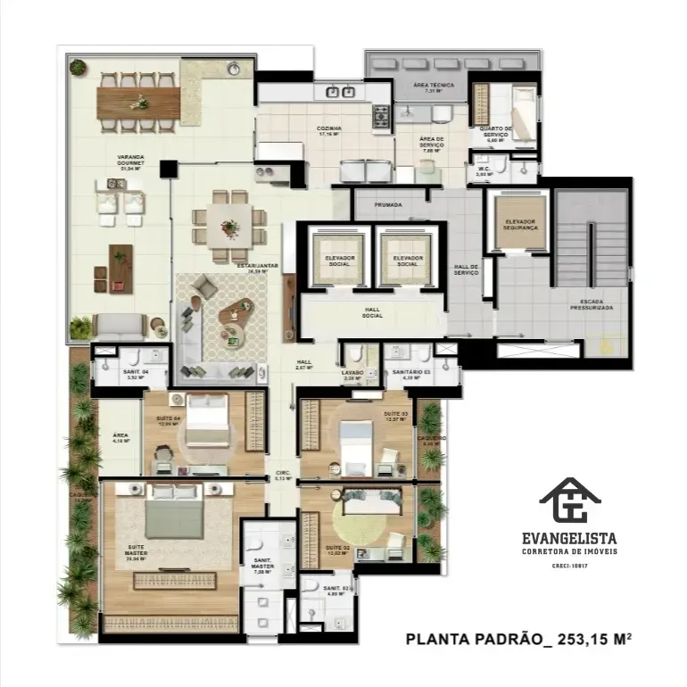 Imagem Apartamento com 4 Quartos à Venda, 253 m² em Horto Florestal - Salvador
