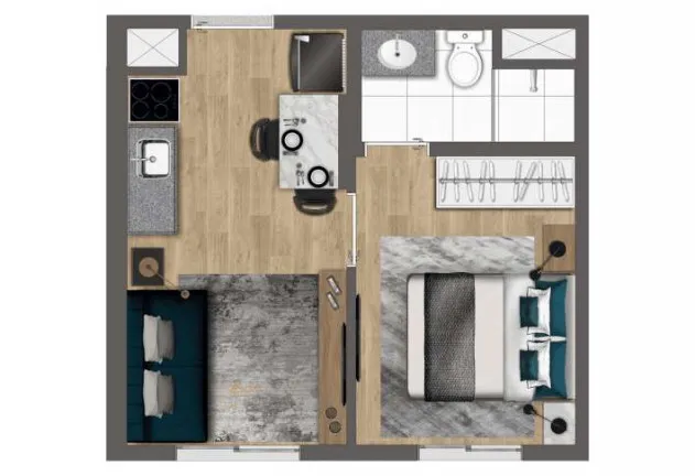 Imagem Apartamento com 1 Quarto à Venda, 24 m² em Butantã - São Paulo