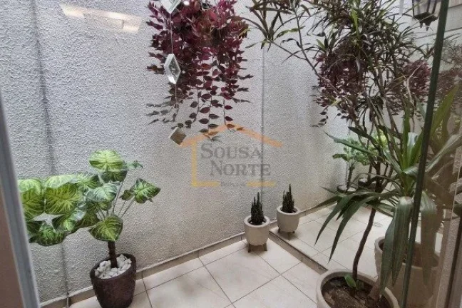 Imagem Sobrado com 163m² de área construída, composto por 3 dormitórios, sendo 1 suíte com varanda, 4 ...