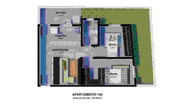 Imagem Apartamento com 2 Quartos à Venda, 45 m² em Ingleses Do Rio Vermelho - Florianópolis