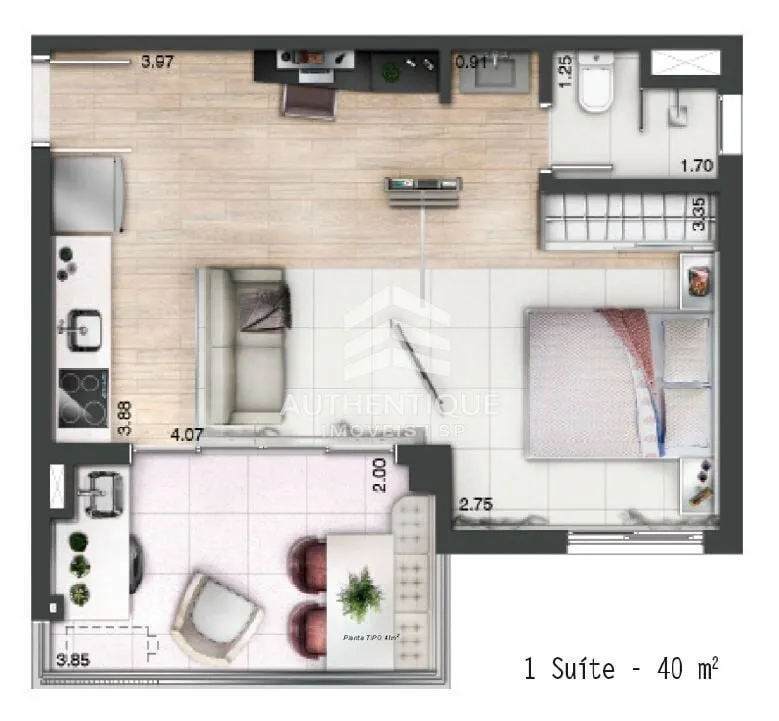 Imagem B103 Brooklin - Apartamento à venda em São Paulo/SP