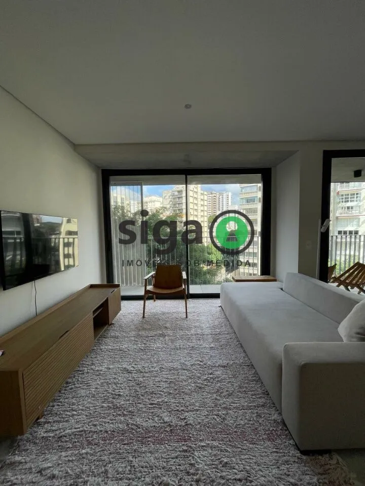 Imagem Apartamento com 1 suite, 1 vaga, Mobiliado na Vila Madalena à Venda