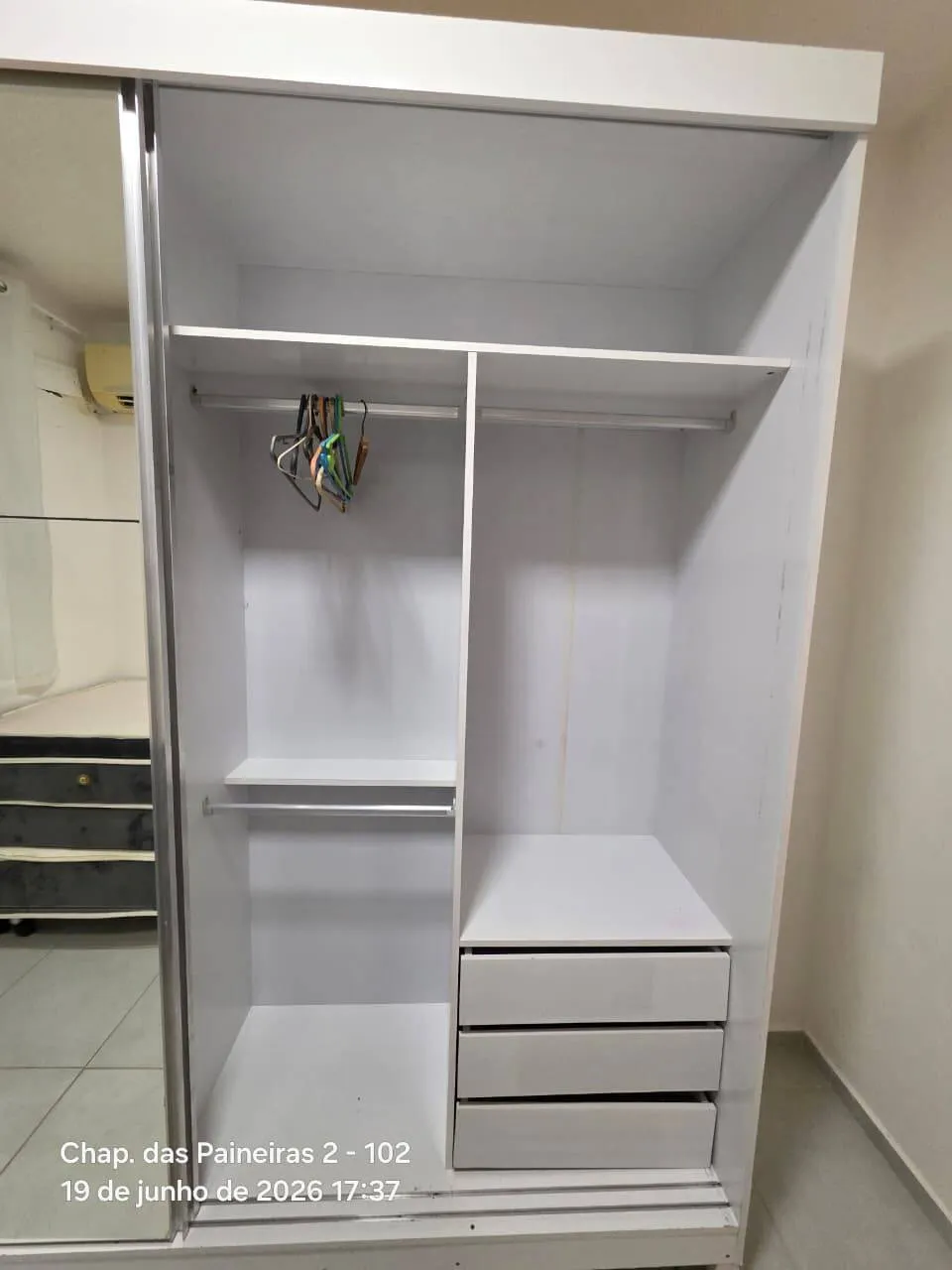 Imagem Apartamento mobiliado 2 Quartos Condomínio MRV Chapada das Paineras