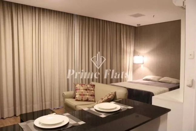 Foto do imóvel Flat disponível para locação no FL Residence, com 42m², 1 dormitório e 1 vaga de garagem em Rua Elvira Ferraz