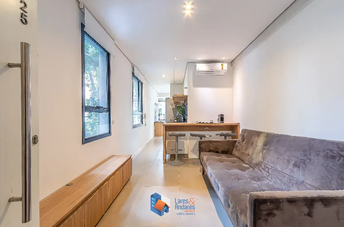 Imagem Apartamento para venda em Vila Nova Conceição com 1 quarto, sendo 1 suíte, 38m²