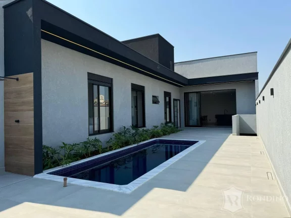 Imagem Casa assobradada no condomínio Sunlake, 3 dormitórios e piscina