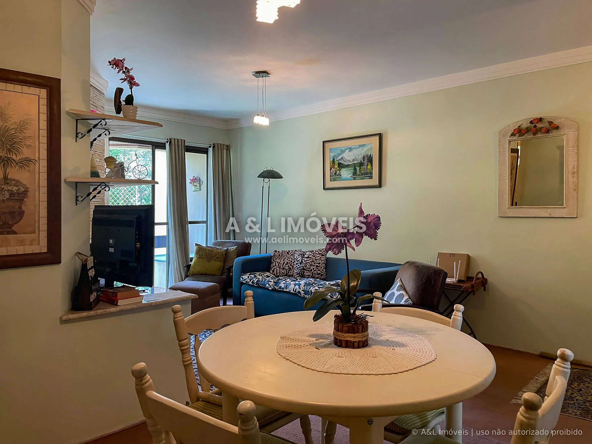 Imagem Apartamento Campos do Jordão | Varanda Gourmet e Lareira | 71,08 m² Térreo