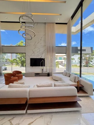 Imagem Linda casa duplex de alto padrão com quatro suítes área gourmet a venda em Alphaville salvador ll