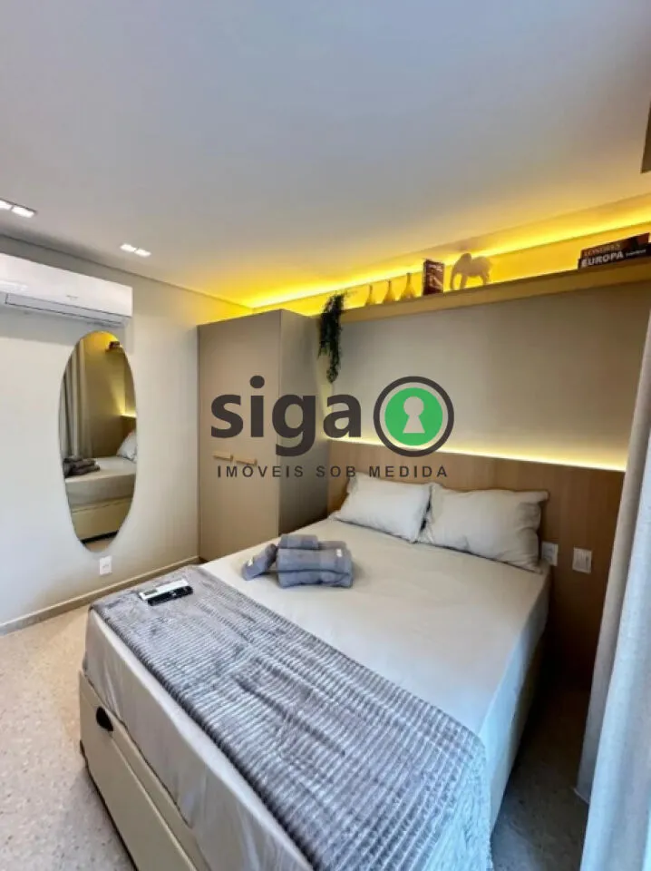 Imagem Studio moderno de 38m² mobiliado à venda no Brooklin