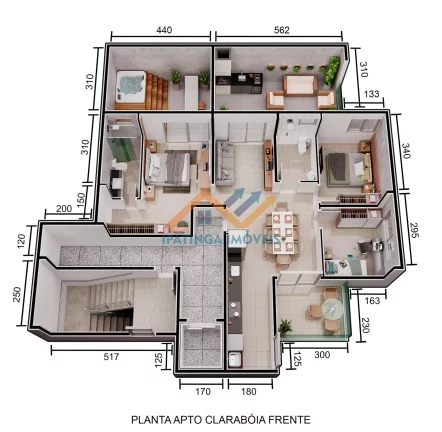 Imagem Apartamento à venda no bairro Imbaúbas - Ipatinga