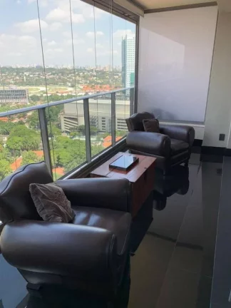 Imagem Flat disponível para locação no VHouse por JFL Living, com 48m², 1 dormitório e 1 vaga de garagem