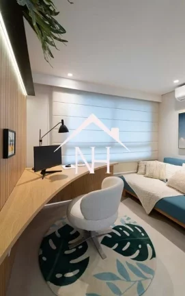 Imagem apartamento de 145m com hall privativo, 3 suítes, terraço gourmet, 2 vagas, Academia, Espaço gourmet, salão de festas, brinquedoteca, Piscina, Sauna