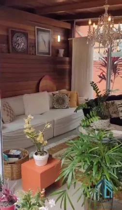 Imagem Apartamento GARDEM, Deck com pergolado em ACM branco, 02 quartos sendo uma suíte em Balneário Camboriú SC