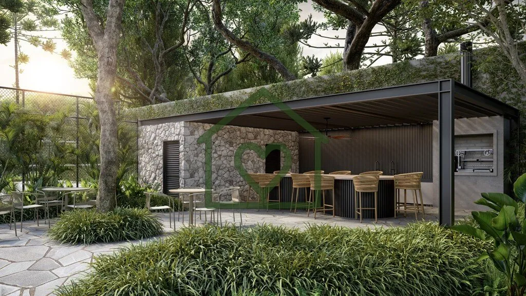 Imagem Um projeto exclusivo, com arquitetura autoral, verdadeiras mansões suspensas cercadas de muito verd...
