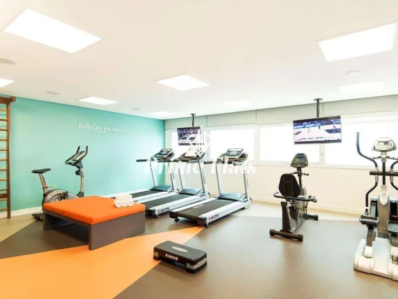 Imagem Flat disponível para venda no Novotel Santos Gonzaga, com 27m², 1 dormitório e 1 vaga