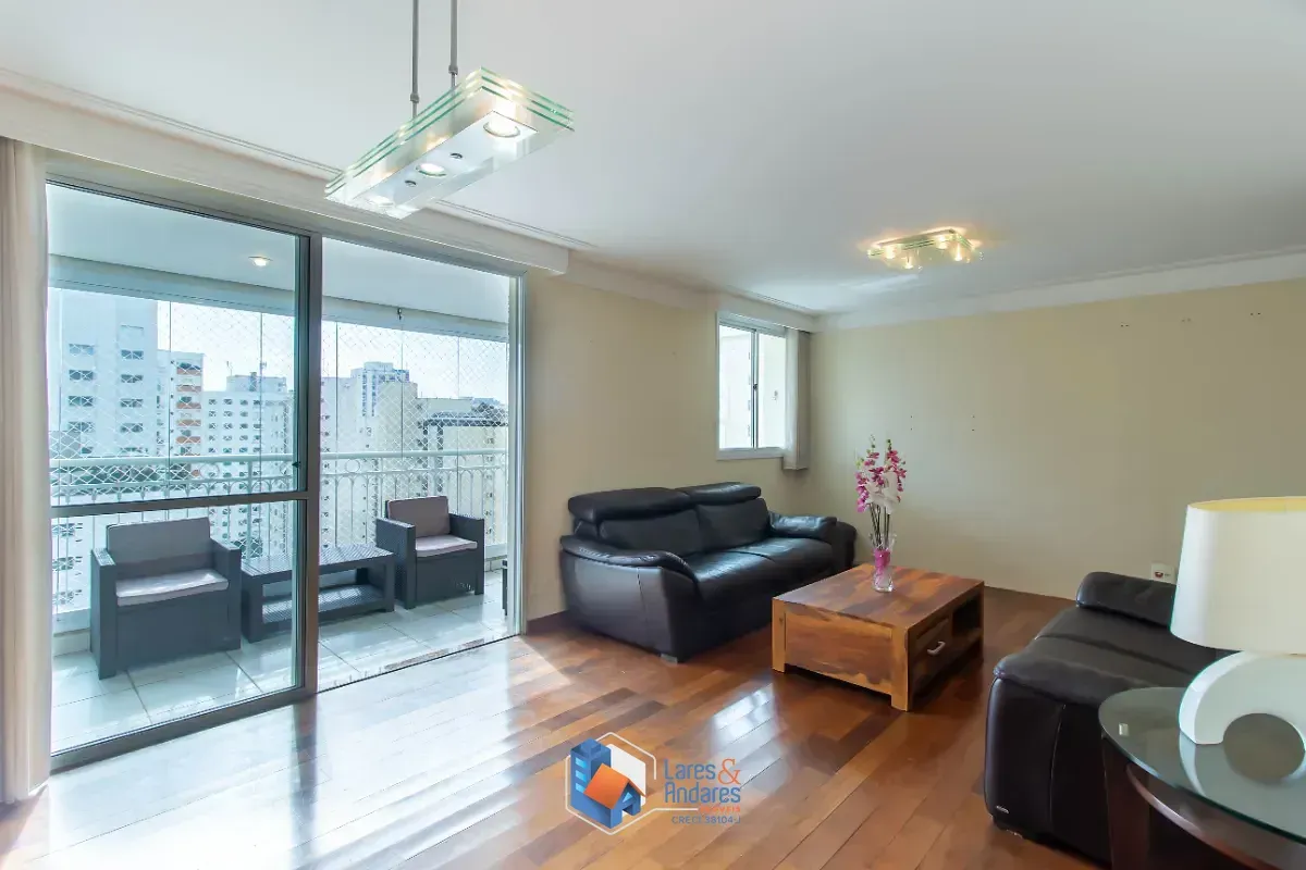Imagem Apartamento para venda em Moema com 4 quartos, sendo 3 suítes, 143m²