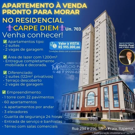 Foto do imóvel APARTAMENTO RESIDENCIAL em ITAPEMA - SC, Meia Praia em Rua 260, Meia Praia Itapema SC