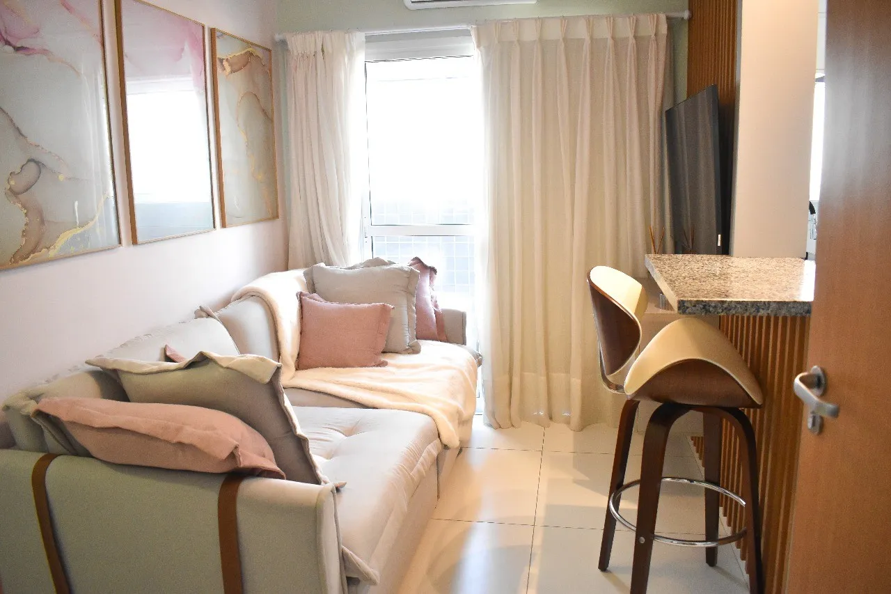 Foto do imóvel Apartamento para Venda em Praia Grande, Canto do Forte, 1 dormitório, 1 banheiro, 1 vaga