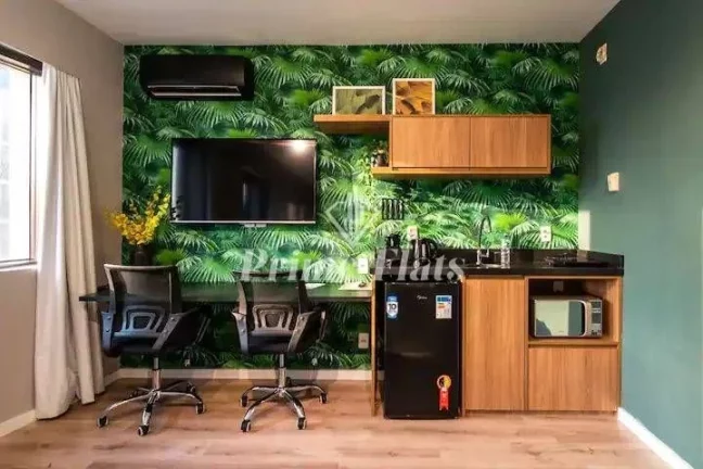 Imagem Flat disponível para venda no Quality Faria Lima, com 28m², 1 dormitório e 1 vaga de garagem