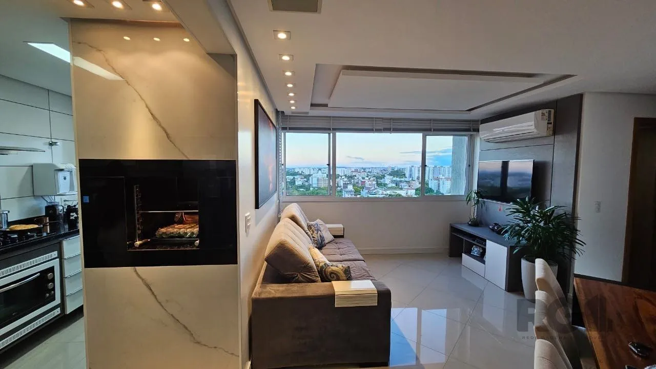 Imagem Apartamento com 2 quartos, churrasqueira, vaga, no bairro Cristo Redentor Poa/RS