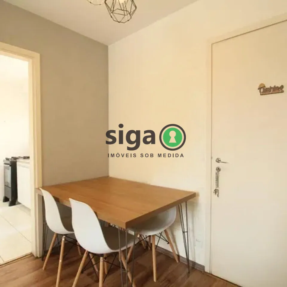 Imagem Apartamento mobiliado com 2 quartos e lazer completo em São Paulo.