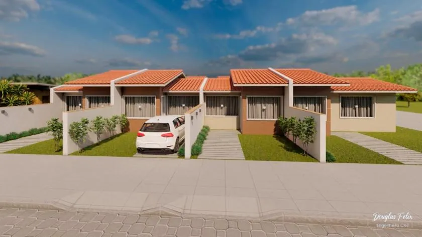 Foto do imóvel Casa à venda em Passo de Torres, Praia Azul, com 3 quartos, 90m2 em Avenida Central