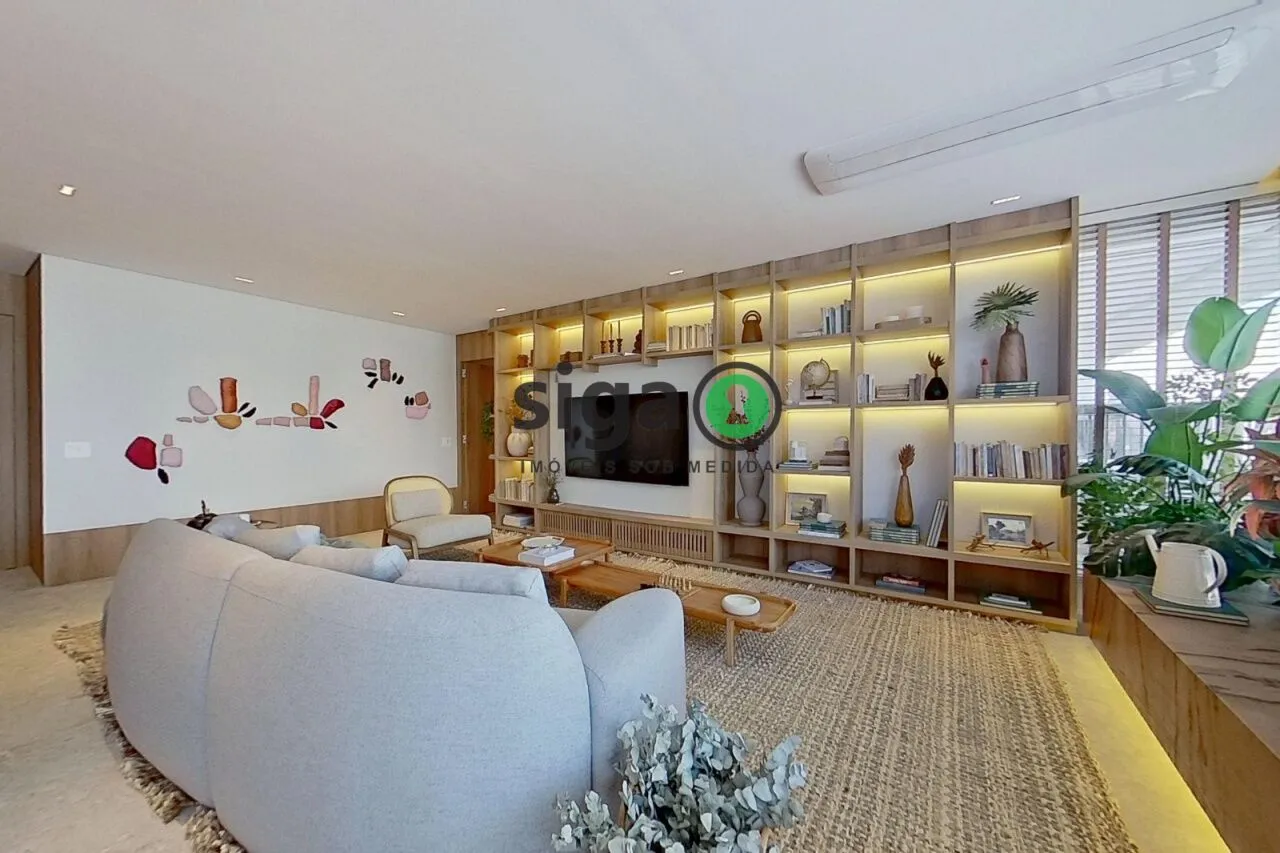 Imagem Apartamento à venda no Brooklin, 168m², 4 dts sendo 2 suítes, lazer completo