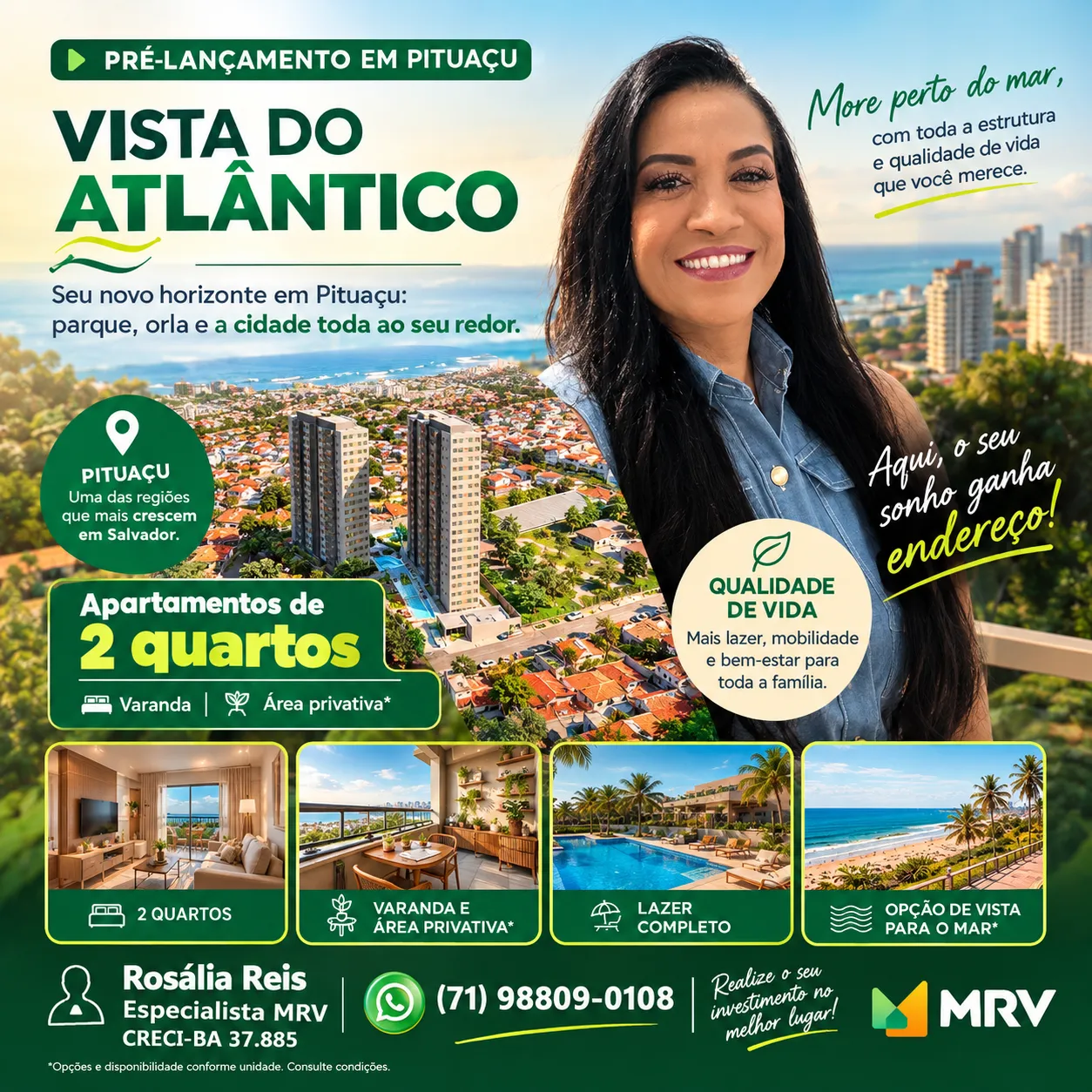 Imagem Apartamento com 2 Quartos à Venda, 40 m² em Pituaçu - Salvador