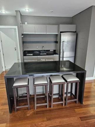 Imagem Apartamento no Itaim Bibi com 2 Quartos sendo 1 Suíte, 3 Banheiros, 2 Vagas.