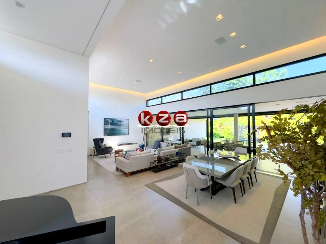 Imagem Luxuosa casa térrea à venda em Jundiaí-SP, Condomínio Jardim Atenas: 4 suítes, 3 salas, 5 banheiros, 5 vagas, 417m².