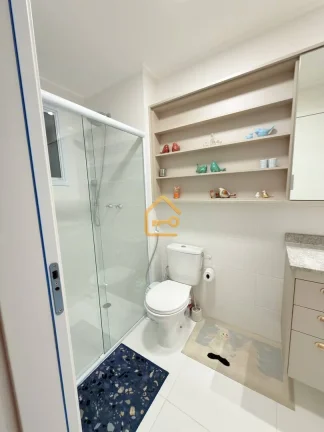Imagem Apartamento mobiliado, 2 dormitórios (2 suítes) Pérola Villa Branca, Jacare