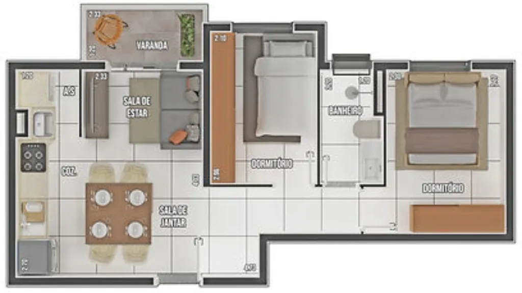 Imagem Apartamento à venda com 2 dormitórios em Vila Eldízia Santo André SP