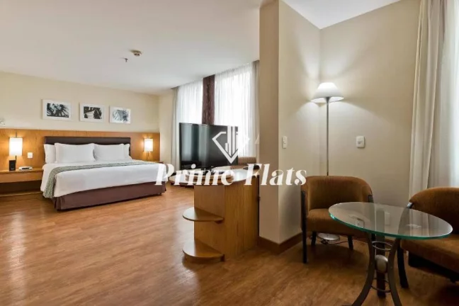 Foto do imóvel Flat disponível para venda no Meliá Paulista, com 27m², 1 dormitório e 1 vaga de garagem em Avenida Paulista