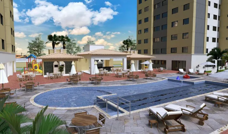Imagem Apartamento com 2 Quartos à Venda, 51 m² em Rosa dos Ventos - Parnamirim