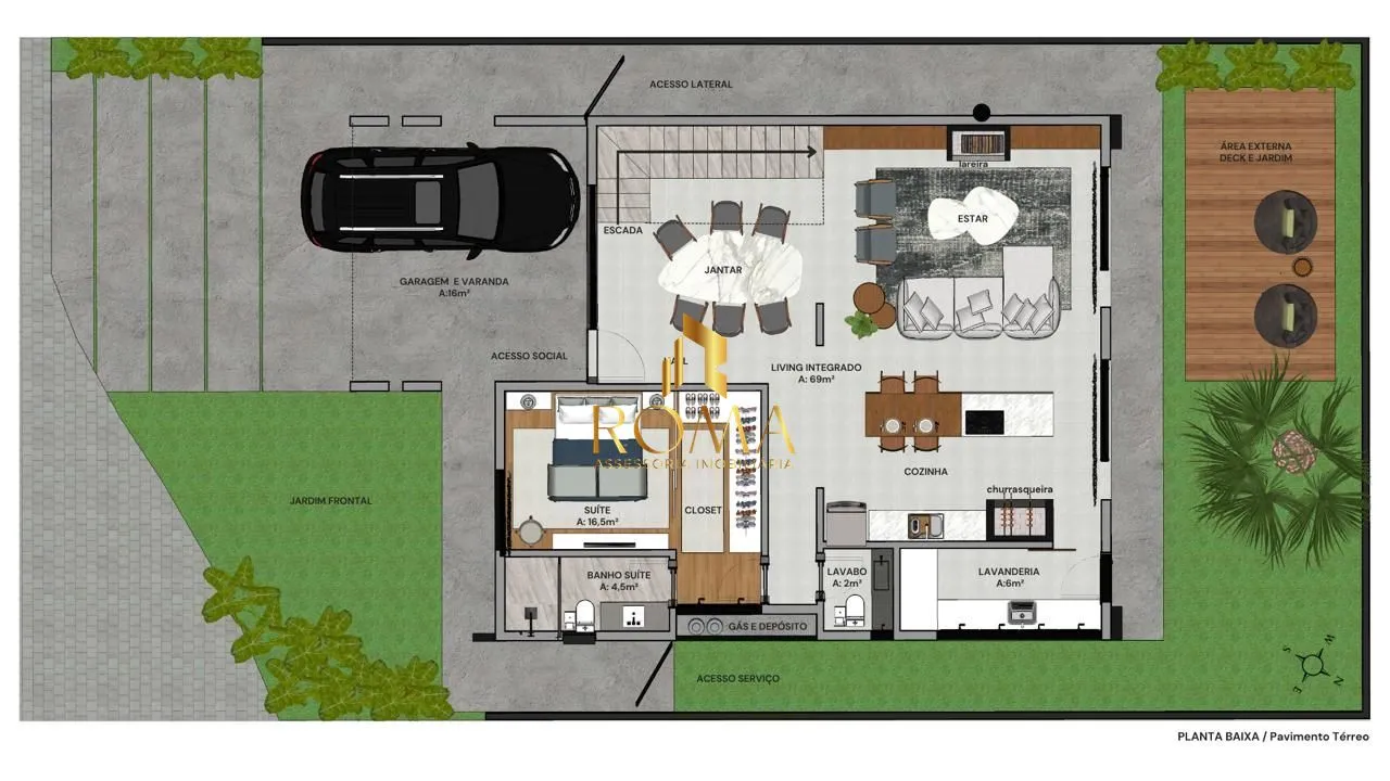Imagem Casa em Condomínio 3 dormitórios à venda Camobi Santa Maria/RS