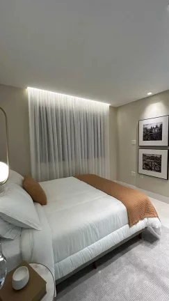 Imagem Apartamento finamente mobiliado com 4 suítes e 3 vagas de garagem em Meia Praia - Itapema/SC