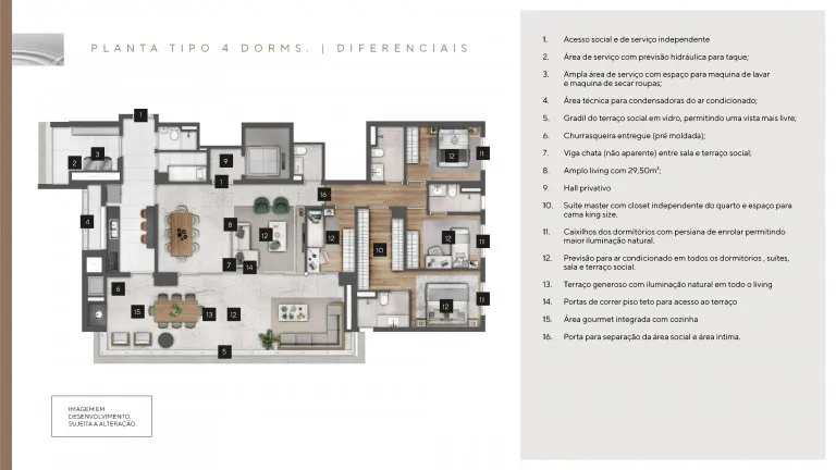 Imagem Apartamento com 4 Quartos à Venda, 223 m² em Brooklin Paulista - São Paulo