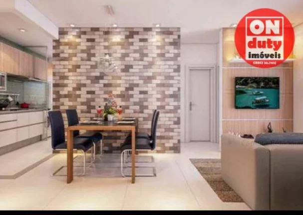 Imagem CREDLAR Prédio com Lazer Apartamento com 2 dormitórios à venda, 46 m² a partir R$ 349.500 - Parque São Vicente - São Vicente/SP