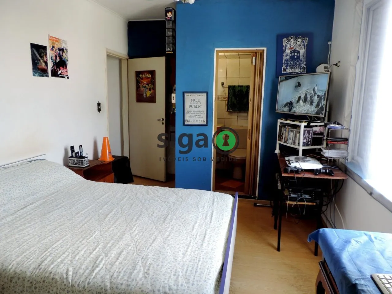 Imagem apartamento semi mobiliado