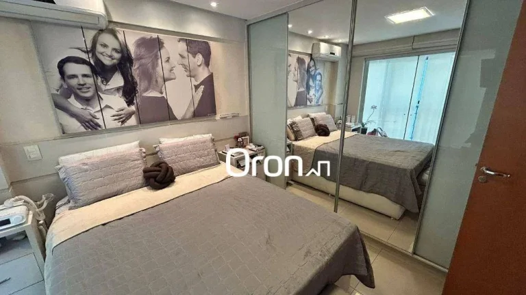Imagem Apartamento mobiliado com 3 dormitórios à venda, 90 m² por R$ 690.000 - Alto da Glória - Goiânia/GO