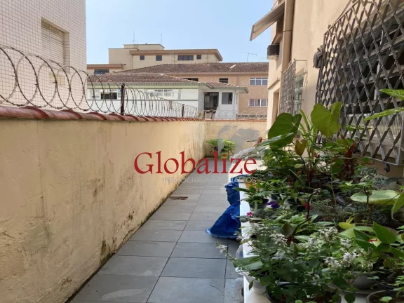 Imagem Apartamento térreo à venda com 70m², 2 quartos, 2 banheiros e 1 vaga por R$ 600.000,00 no Boqueirão em Santos