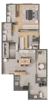 Imagem APARTAMENTO RESIDENCIAL em JOINVILLE - SC, COSTA E SILVA