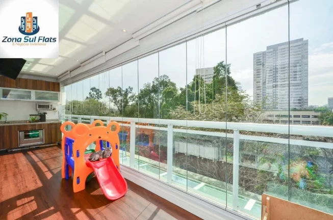 Imagem Apartamento à Venda Em Santo Amaro Com 2 Dormitórios Sendo 1 Suíte e 2 Vagas