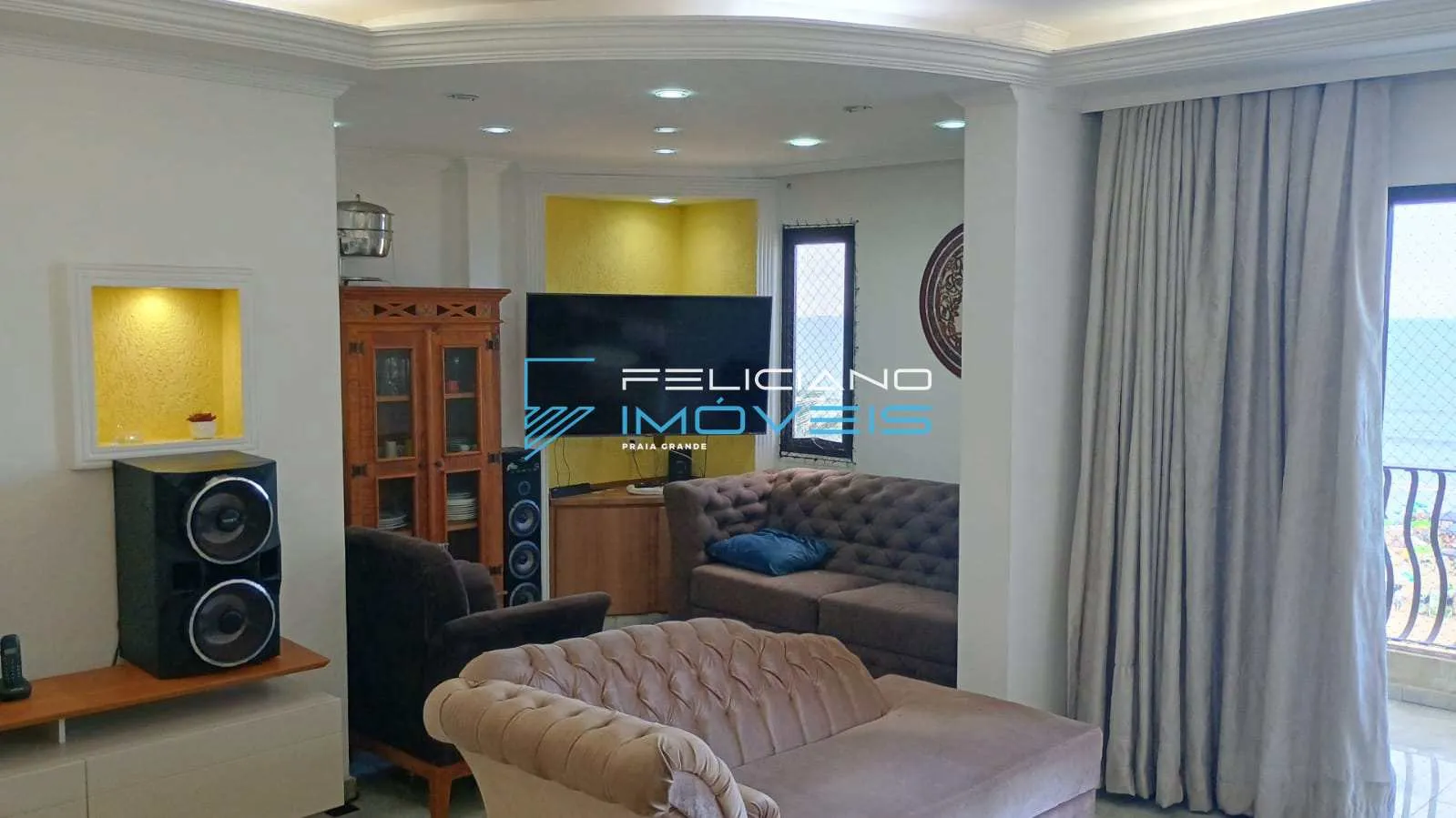 Imagem Apartamento com 3 quartos, Tupi, Praia Grande - R$ 1.07 mi, Cod: 7414