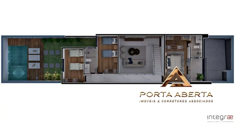 Imagem Casa Geminada Dupex 3 Quartos, sendo 1 suíte - Cidade Nova - COD 1095